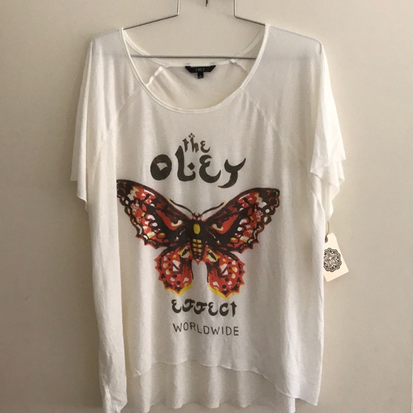 Obey Tops - OBEY Butterfly Effect Tee